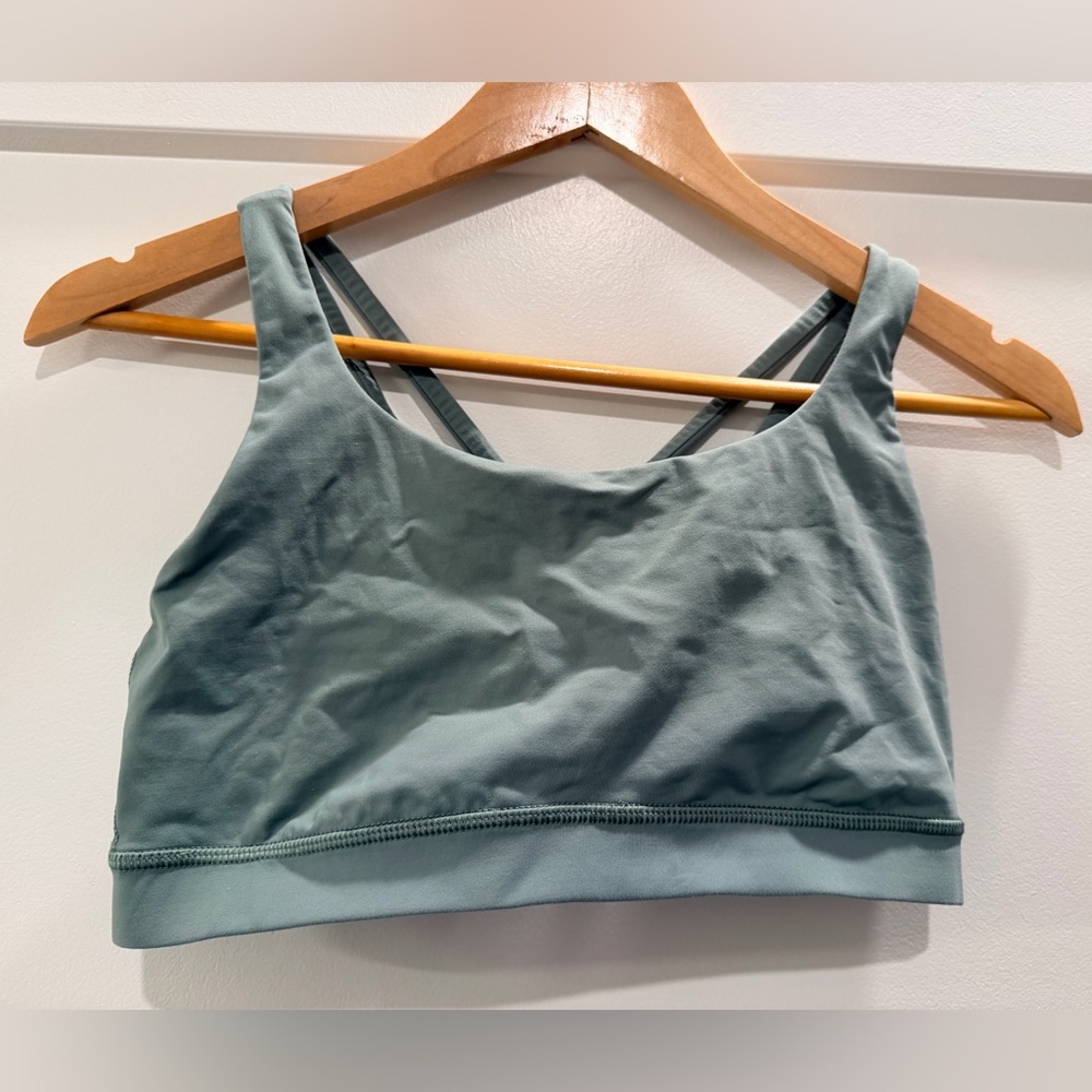 Women's Green/Blue Sports Bra